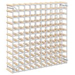 vidaXL Casier à bouteilles 120 bouteilles Pinède solide