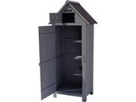 Armoire de jardin "cabanon" - 77 x 54.5 x 179 cm - anthracite