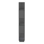 vidaXL Bibliothèque/Séparateur de pièce Gris 80x25x163 5 cm Pin massif
