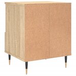 vidaXL Table de chevet chêne sonoma 40x35x50 cm bois d’ingénierie