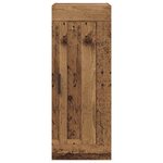 vidaXL Meuble mural Bois Ancien 34 5 x 34 x 90 cm Bois d'ingénierie
