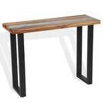 vidaXL Table console Teck 100 x 35 x 75 cm