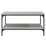 vidaXL Table basse sonoma gris 80x80x40 cm bois d'ingénierie