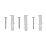 vidaXL Miroirs muraux 2 Pièces 60x60 cm Carré Verre