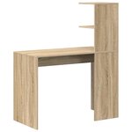 vidaXL Bureau Chêne sonoma 102 x 50 x 124 cm Bois d'ingénierie