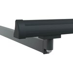 vidaXL Cadre de auvent manuel Réglable Anthracite 5 × 3 5 m Acier