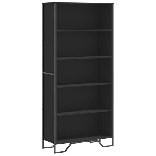 vidaXL Bibliothèque noir 80x31x169 cm bois d’ingénierie