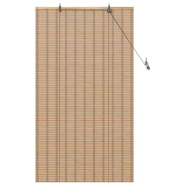 vidaXL Store enrouleur Autre Marron Clair 90 x 160 cm Bambou