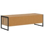 vidaXL Meuble TV Chêne artisan 100 x 36 5 x 30 5 cm Bois d'ingénierie