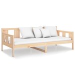 vidaXL Lit de jour Bois massif de pin 80x200 cm