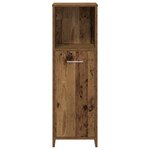 vidaXL Ensemble de meubles salle de bain 3 Pièces bois d'ingénierie