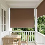 vidaXL Store enrouleur Protection UV Taupe 120 x 230 cm Polyester
