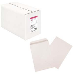Lot de 500 pochettes 162x229 blanc 90g Autocol avec Bandes