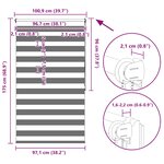 Store enrouleur tamisant 100 x 175 cm blanc