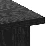 vidaXL Support de télévision Chêne noir 96 x 35 x 33 5 cm