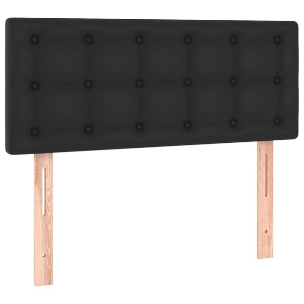 vidaXL Tête de lit Noir 100x5x78/88 cm Similicuir