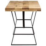 Banquette pouf tabouret meuble banc 110 cm bois de manguier massif 3002244