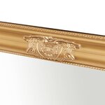 Miroir décoration moderne design mural au style baroque 80 x 60 cm doré 03_0010185