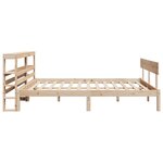 vidaXL Cadre de lit sans matelas 140x190 cm bois de pin massif