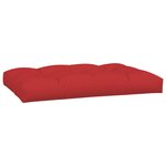 vidaXL Coussins de palette lot de 7 rouge tissu
