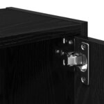 vidaXL Bibliothèque chêne noir 40x24x52 cm bois d'ingénierie