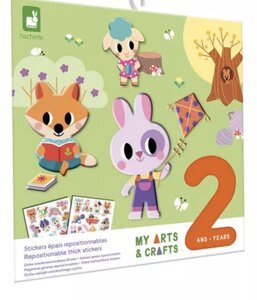 Stickers epais repositionnables - 2 ans