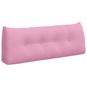 vidaXL Coussin de Dos Rose 120 x 24 x 50 cm tissu