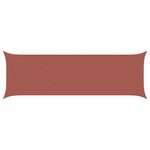 vidaXL Voile d'ombre Terre cuite 6 x 2 m 100   polyester Oxford