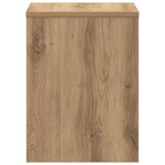vidaXL Table de chevet chêne artisanal 30x30x40 cm bois d'ingénierie