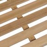 vidaXL Banc de jardin avec coussin beige 175 cm Bois de teck massif