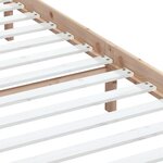 vidaXL Cadre de lit sans matelas bois massif 200x200 cm