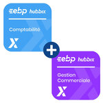 EBP Hubbix Comptabilité & Gestion Commerciale en ligne - Licence 1 an - 1 utilisateur - A télécharger
