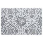 vidaXL Tapis d'extérieur Gris clair 190x290 cm PP