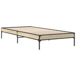 vidaXL Cadre de lit sans matelas chêne sonoma 90x200 cm
