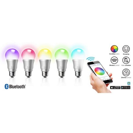 Ampoule bluetooth connecté smartphone pour vos réveils  iluv  rainbow 7