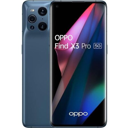 Oppo find x3 pro 17 cm (6.7") double sim coloros 11.2 5g usb type-c 12 go 256 go 4500 mah bleu