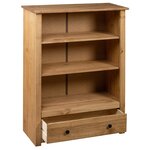 vidaXL Bibliothèque 80x35x110 cm Bois de pin massif Assortiment Panama