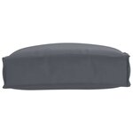 vidaXL Coussin pour assise de palette Anthracite 50 x 50 x 12 cm