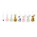 8 étiquettes pendentifs - Lapins