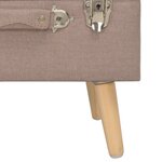 Tabouret de rangement 40 cm marron tissu 02_0010895