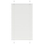 vidaXL Store plissé blanc 75x150 cm largeur du tissu 74 4 cm polyester