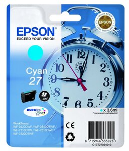 Cartouche d'encre epson reveil 27 (cyan)
