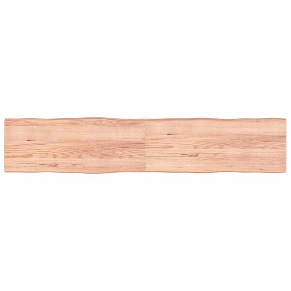 vidaXL Dessus de table bois massif traité bordure assortie