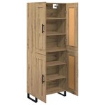 vidaXL Haut Armoire Chêne artisanal 69 5 x 34 x 180 cm