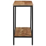 vidaXL Table console 100x35x70 cm bois de manguier massif brut