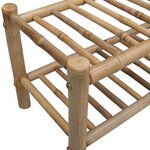 vidaXL Rack à chaussures 68 x 28 x 30 cm Bambou Naturel