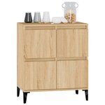 vidaXL Buffet Chêne sonoma 60x35x70 cm Bois d'ingénierie