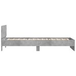 vidaXL Cadre de lit sans matelas avec lumières LED 100x200 cm