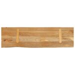 vidaXL Dessus de table à bord vivant 120x20x2 5cm bois massif manguier