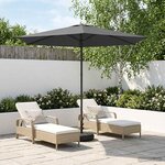 vidaXL Parasol de jardin 270 x 270 cm Polyester Rectangulaire